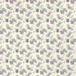 1:24, 1/2" Scale Dollhouse Miniature Wallpaper Blue & Plum Roses (3 SHEETS)