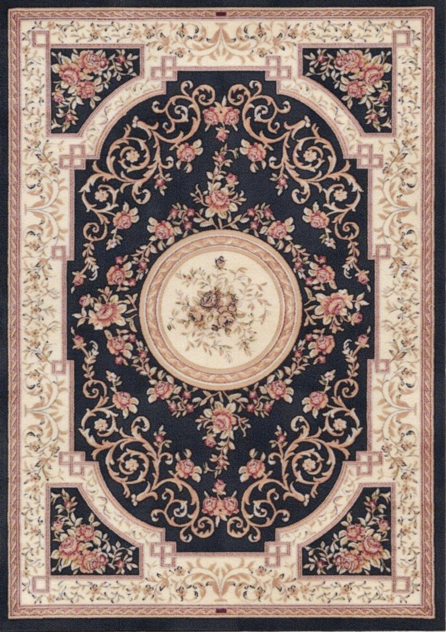 1:12, 1" Scale Dollhouse Miniature Area Rug 7-3/8" x 10-3/8"