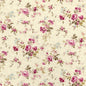 1:12, 1" Scale Dollhouse Miniature Wallpaper Roses on Pale Yellow Background (3 sheets)