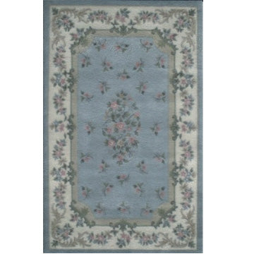 1:24, 1/2" Scale Dollhouse Miniature Area Rug 2-1/2" x 4"