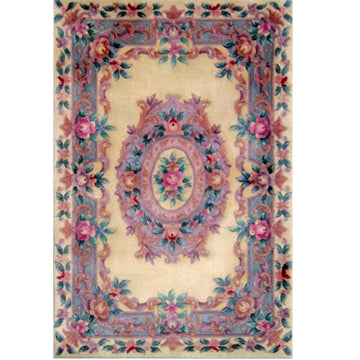 1:12, 1" Scale Dollhouse Miniature Area Rug 4-7/8" x 7-3/8"