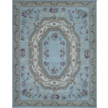 1:12, 1" Scale Dollhouse Miniature Area Rug 5" x 6-3/8"