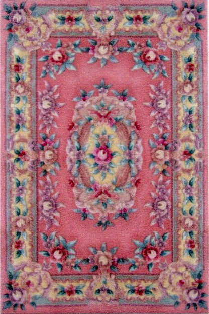 1:12, 1" Scale Dollhouse Miniature Area Rug 4" x 6"