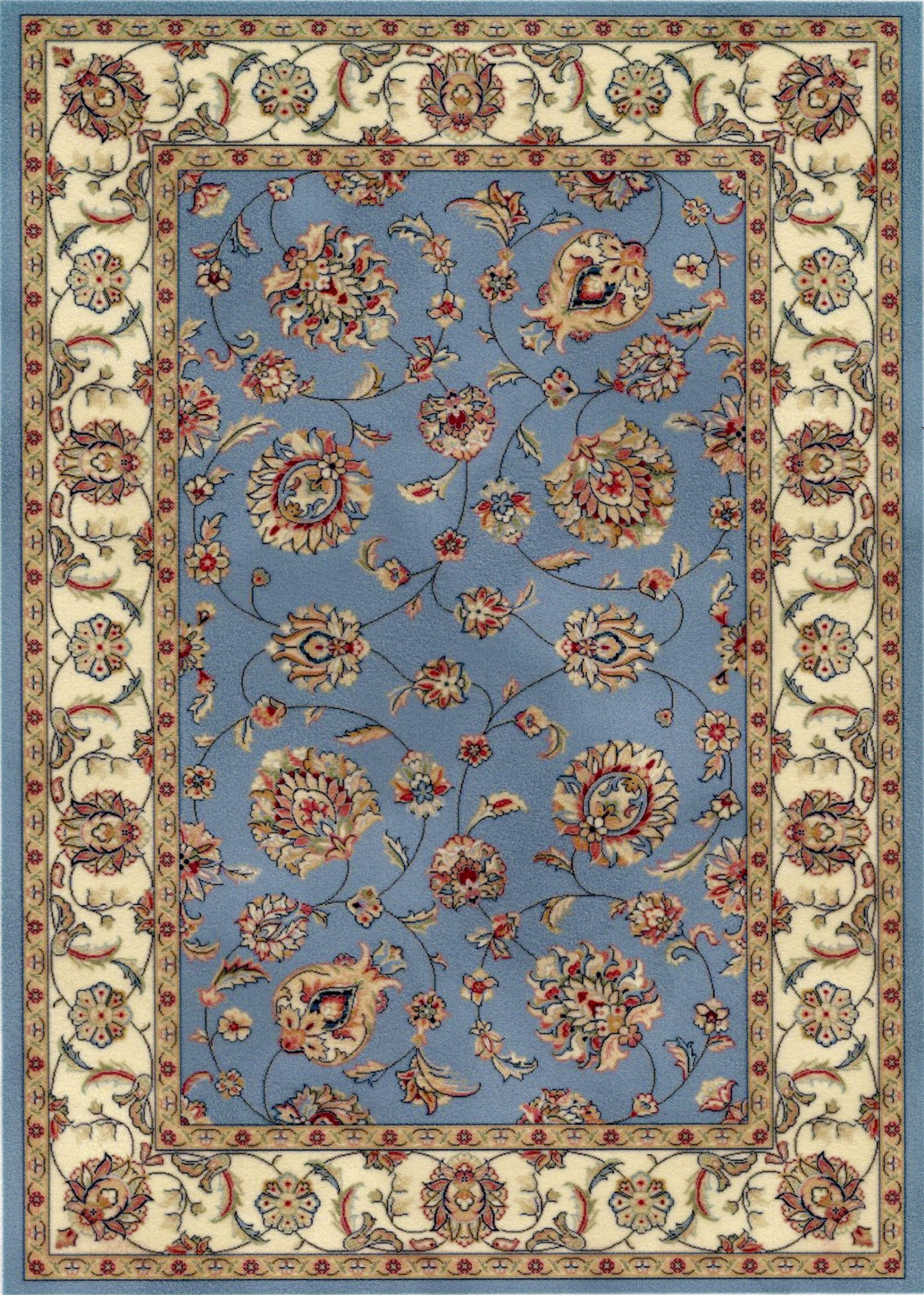 1:12, 1" Scale Dollhouse Miniature Area Rug 7-1/2" x 10-1/2"