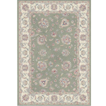 1:24, 1/2" Scale Dollhouse Miniature Area Rug 3-3/4" x 5-3/8"