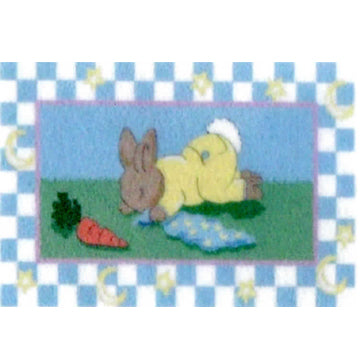 1:48, 1/4" Scale Dollhouse Miniature Area Rug 1-3/4" x 2-1/2"