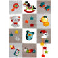 1:48, 1/4" Scale Dollhouse Miniature Area Rug 2" x 2-11/16"