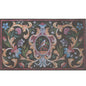 1:24, 1/2" Scale Dollhouse Miniature Area Rug 3-7/16" x 5-3/4"