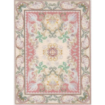 1:48, 1/4" Scale Dollhouse Miniature Area Rug 1-7/8" x 2-5/8"