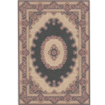 1:48, 1/4" Scale Dollhouse Miniature Area Rug 1-7/8" x 2-3/4"