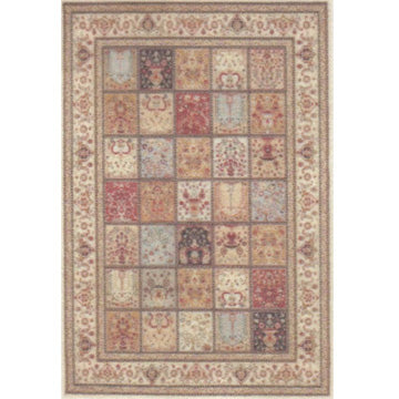 1:48, 1/4" Scale Dollhouse Miniature Area Rug 2" x 2-13/16"
