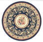 1:12, 1" Scale Dollhouse Miniature Area Rug 6" Round