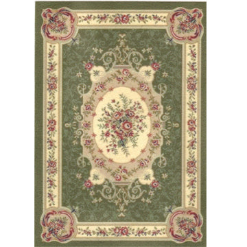 1:24, 1/2" Scale Dollhouse Miniature Area Rug 3-1/2" x 5"