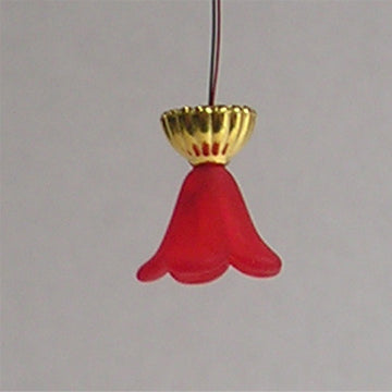 1:48, 1/4" Scale Dollhouse Miniature 3V Large Ceiling Mounted Light Fixture