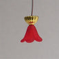 1:48, 1/4" Scale Dollhouse Miniature 3V Large Ceiling Mounted Light Fixture