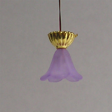 1:48, 1/4" Scale Dollhouse Miniature 3V Large Ceiling Mounted Light Fixture