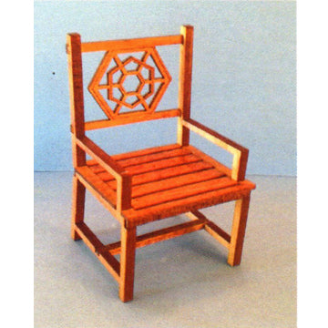 1:12 Scale Dollhouse Miniature Furniture Kit Patio Chair