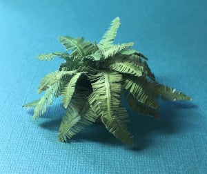 1:12 Scale Dollhouse Miniature Fern Plant Kit