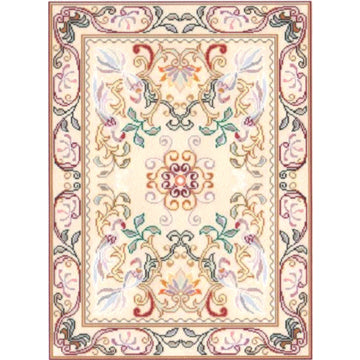 1:12, 1" Scale Dollhouse Miniature Area Rug 5" x 7"