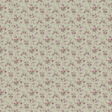 1:48, 1/4" Scale Dollhouse Miniature Wallpaper Green Floral