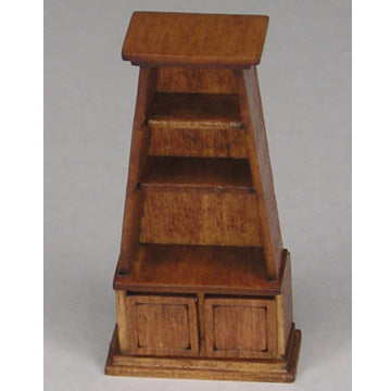 1:48, 1/4" Scale Dollhouse Miniature Furniture Kit Tapered Shelves