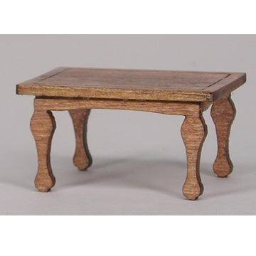 1:48, 1/4" Scale Dollhouse Miniature Furniture Kit Dining Table