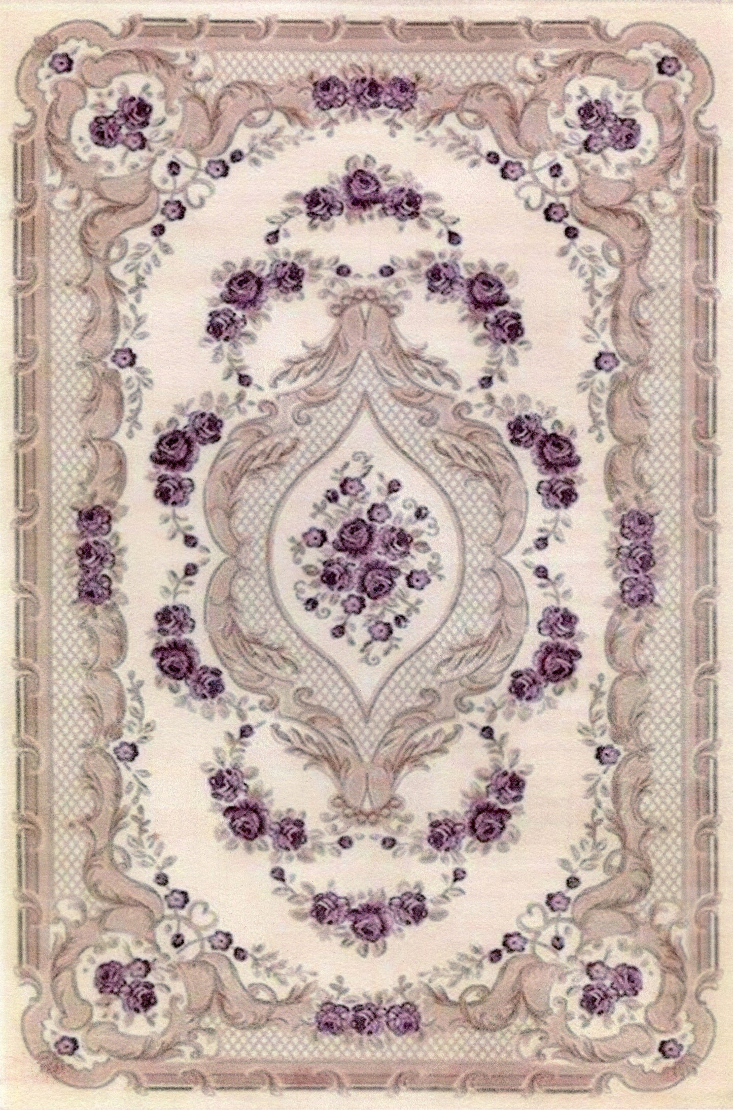 1:12, 1" Scale Dollhouse Miniature Area Rug 7" x 10-1/2"