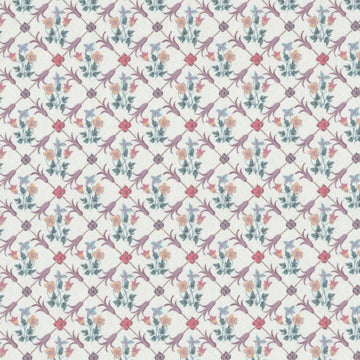 1:24, 1/2" Scale Dollhouse Miniature Wallpaper Diamond Geometric (3 SHEETS)