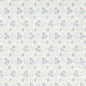 1:48, 1/4" Scale Dollhouse Miniature Wallpaper Blue Floral