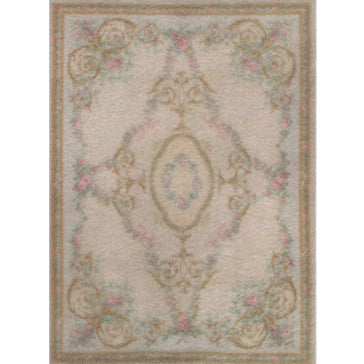 1:48, 1/4" Scale Dollhouse Miniature Area Rug 2" x 2-3/4"