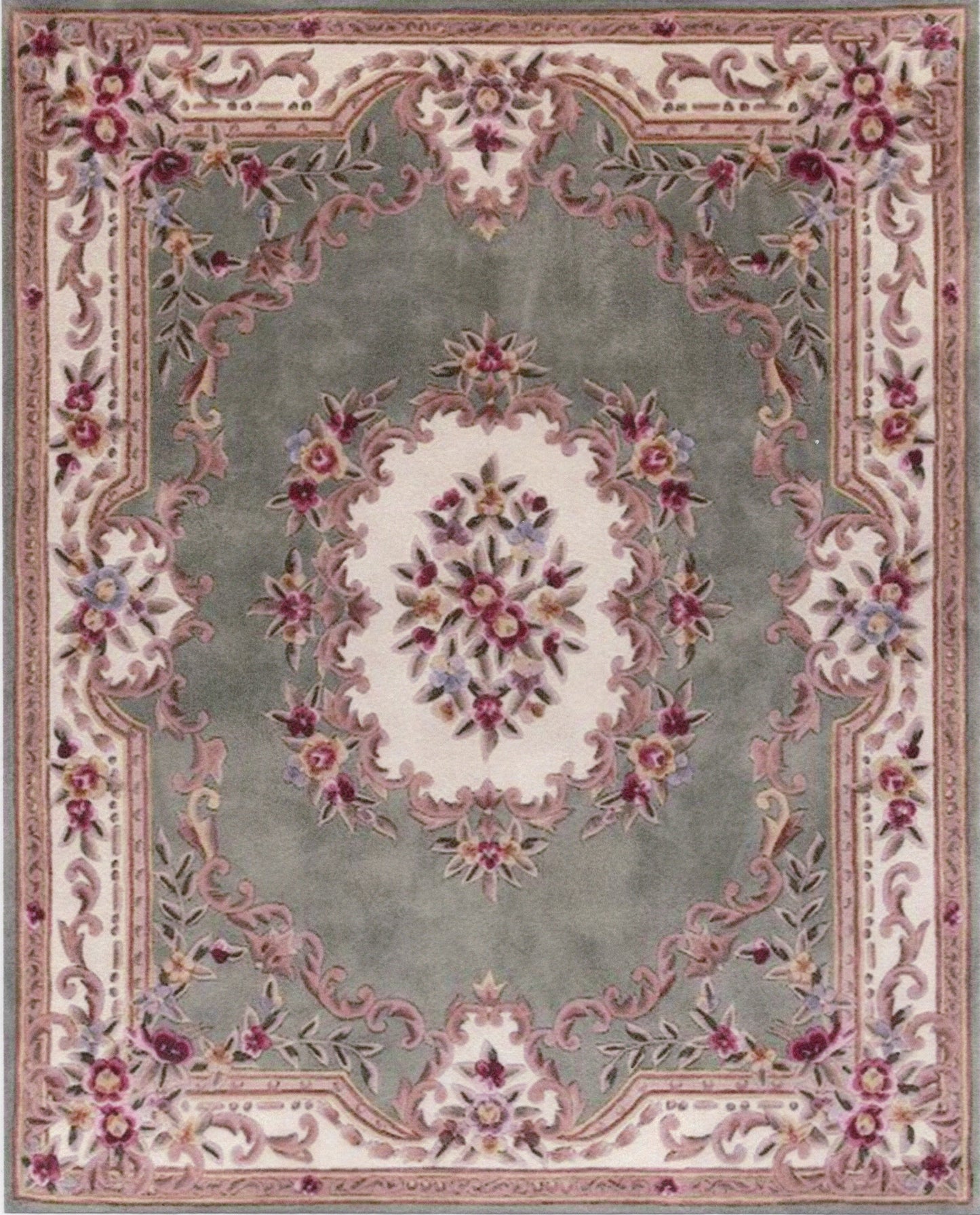 1:12, 1" Scale Dollhouse Miniature Area Rug 8" x 9-7/8"