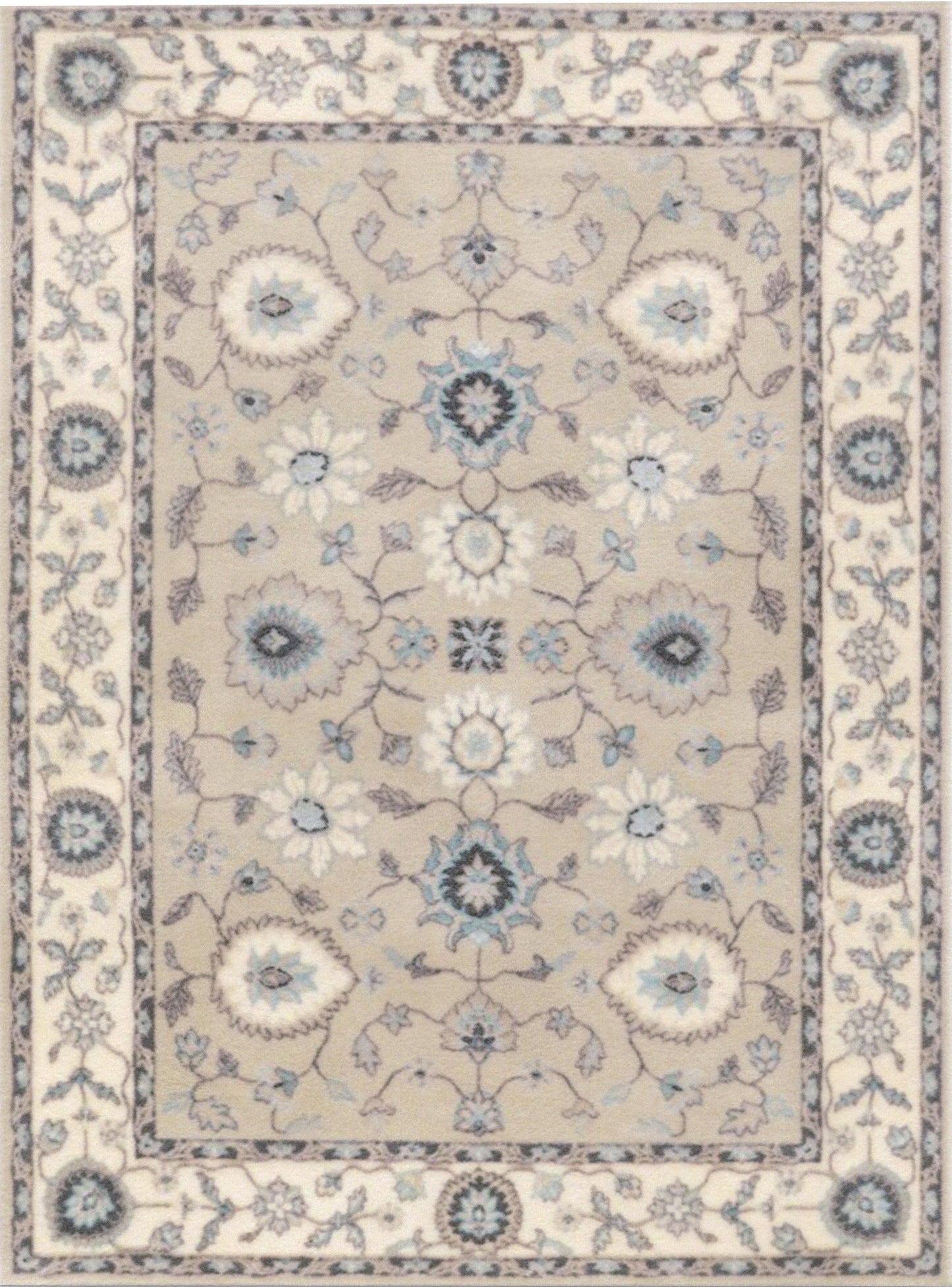 1:12, 1" Scale Dollhouse Miniature Area Rug 7" x 9-3/8"