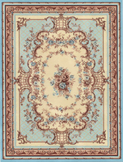 1:12, 1" Scale Dollhouse Miniature Area Rug 7-3/4" x 10-1/8"