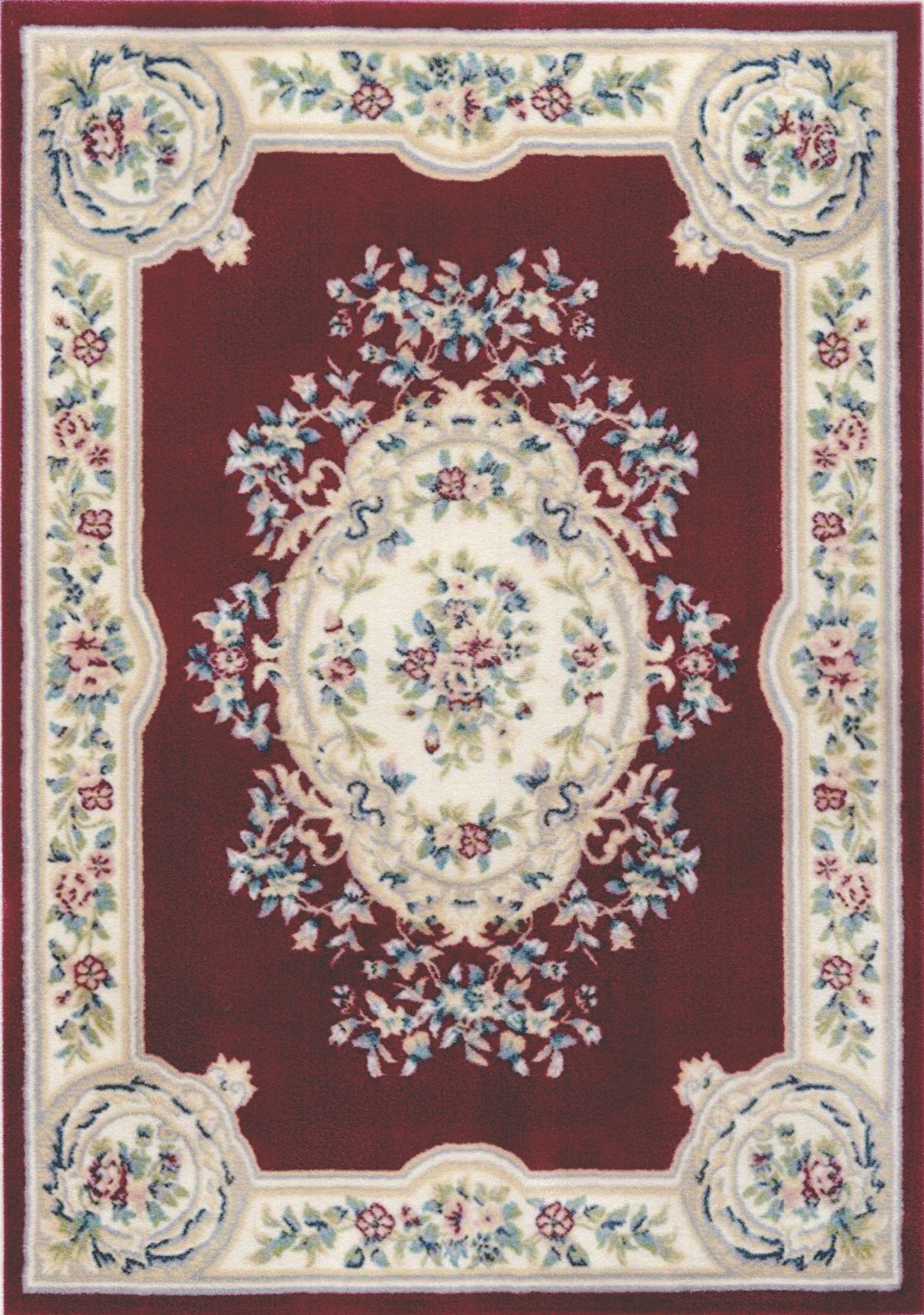 1:12, 1" Scale Dollhouse Miniature Area Rug 6-15/16" x 10"