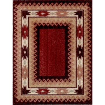 1:48, 1/4" Scale Dollhouse Miniature Area Rug 2-1/8" x 2-3/4"