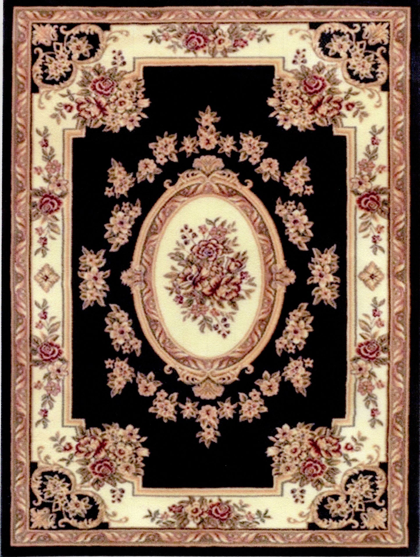 1:12, 1" Scale Dollhouse Miniature Area Rug 7-3/4" x 10-1/2"