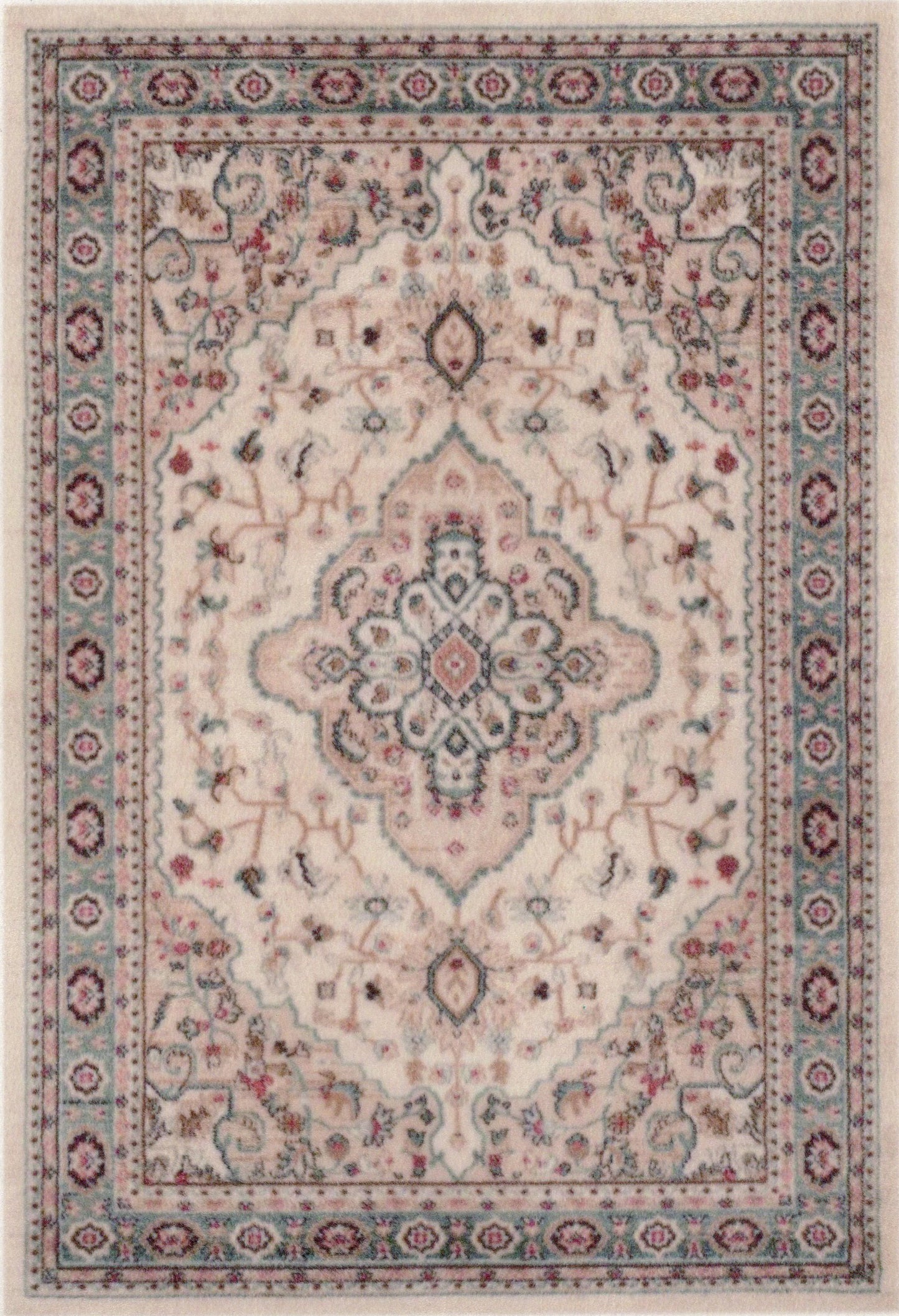 1:12, 1" Scale Dollhouse Miniature Area Rug 5" x 7-5/16"