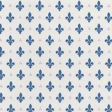 1:12, 1" Scale Dollhouse Miniature Wallpaper Royal Blue (3 sheets)