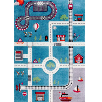 1:12, 1" Scale Dollhouse Miniature Area Rug 5" x 7-1/8"
