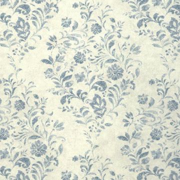 1:12, 1" Scale Dollhouse Miniature Wallpaper Blue (3 sheets)