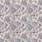 1:12, 1" Scale Dollhouse Miniature Wallpaper Grey Floral (3 sheets)