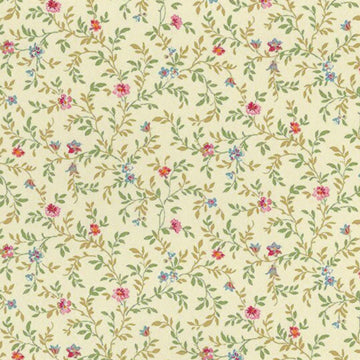 1:24, 1/2" Scale Dollhouse Miniature Wallpaper Pink, Blue, Green (3 SHEETS)