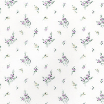 1:12, 1" Scale Dollhouse Miniature Wallpaper Pink & Green Floral (3 sheets)