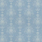 1:12, 1" Scale Dollhouse Miniature Wallpaper Blue & Ivory (3 sheets)