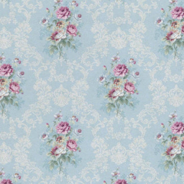 1:12, 1" Scale Dollhouse Miniature Wallpaper Sage Green (3 sheets)