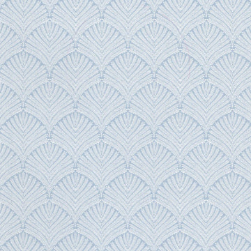 1:12, 1" Scale Dollhouse Miniature Wallpaper Blue Clamshell (3 sheets)