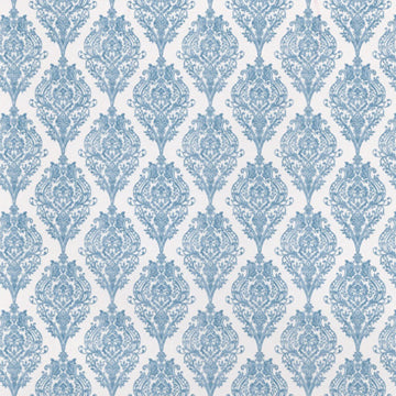 1:12, 1" Scale Dollhouse Miniature Wallpaper Blue Damask (3 sheets)