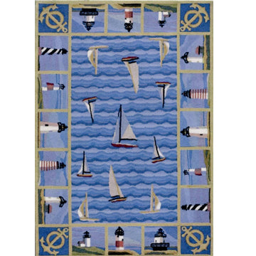 1:12, 1" Scale Dollhouse Miniature Area Rug 6-15/16" x 10"