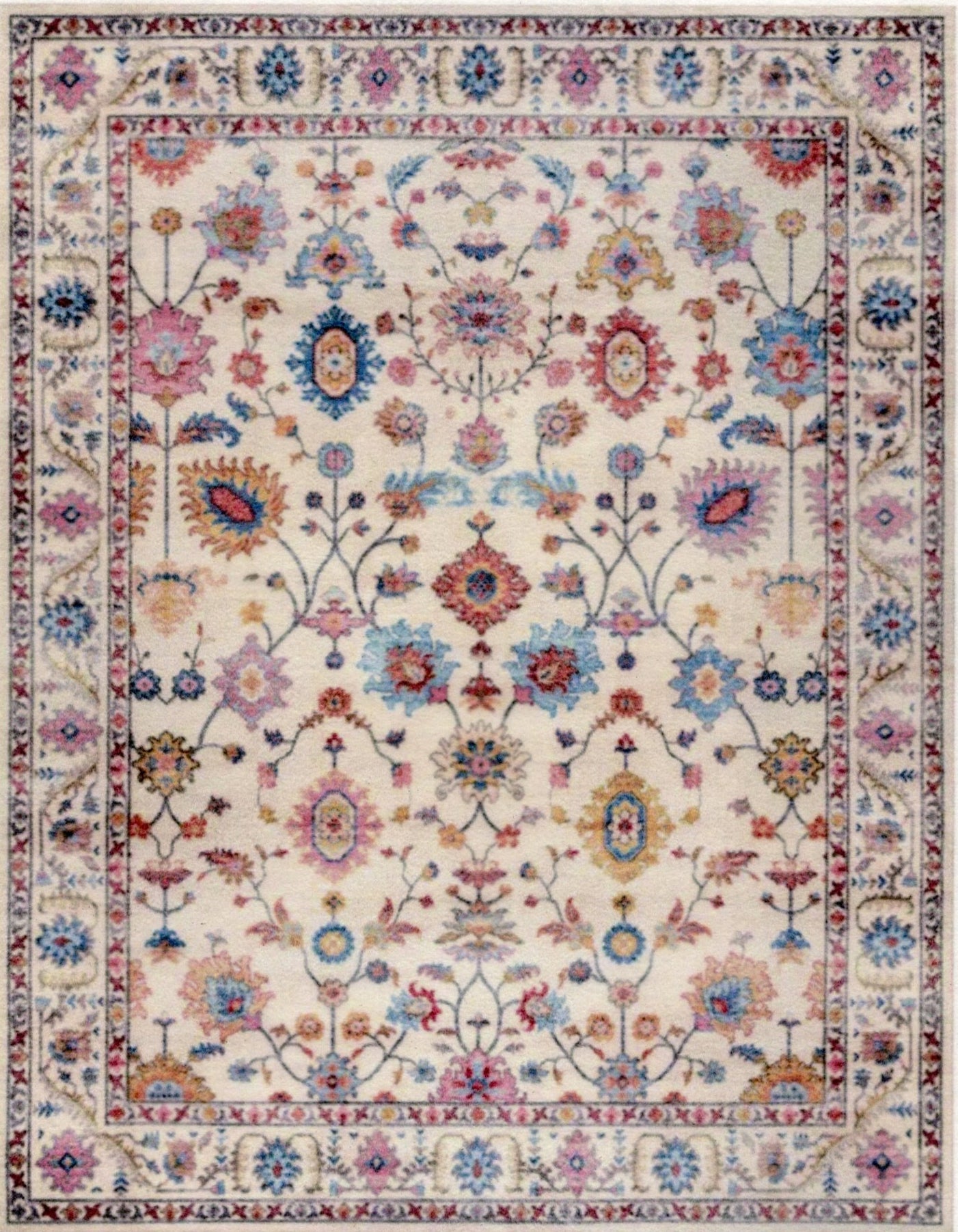 1:12, 1" Scale Dollhouse Miniature Area Rug 7" x 9"