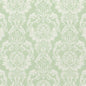 1:12, 1" Scale Dollhouse Miniature Wallpaper Green Damask (3 sheets)